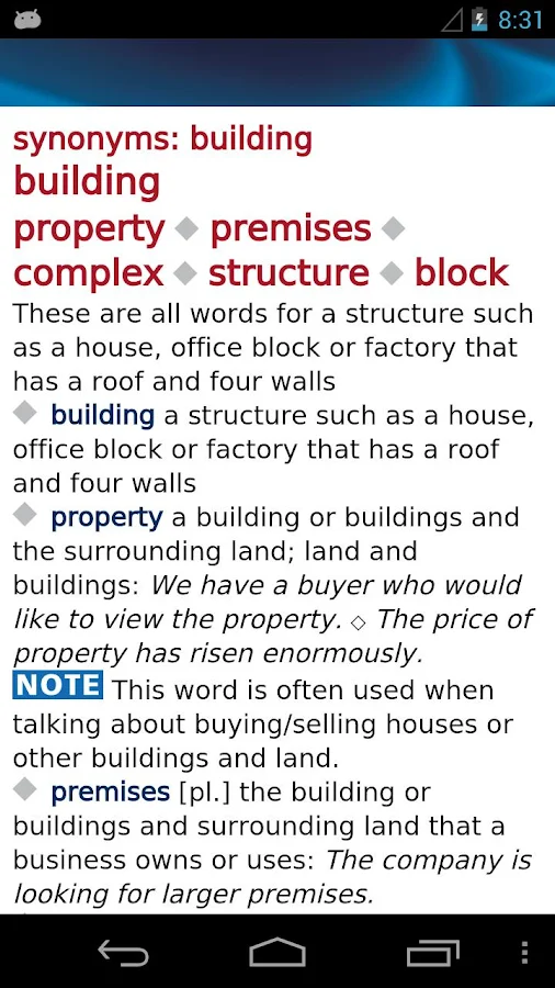 Oxford Advanced Learners 8 - screenshot