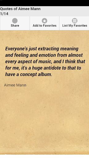 Quotes of Aimee Mann