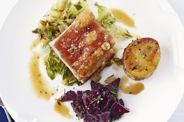 Slow-roast belly of pork