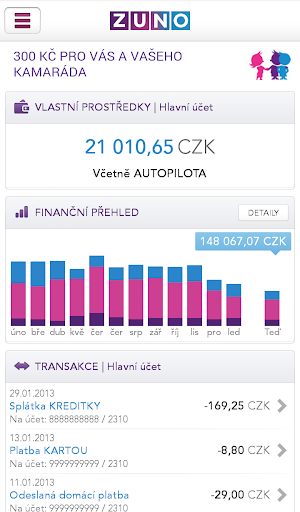 ZUNO Mobile Banking CZ