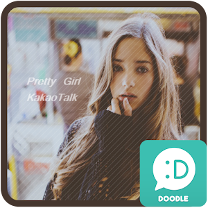 pretty girl 카카오톡 테마 4.0