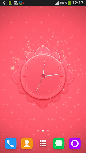 Pink Clock Skin