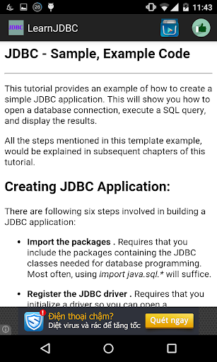 【免費書籍App】Learn jdbc-APP點子