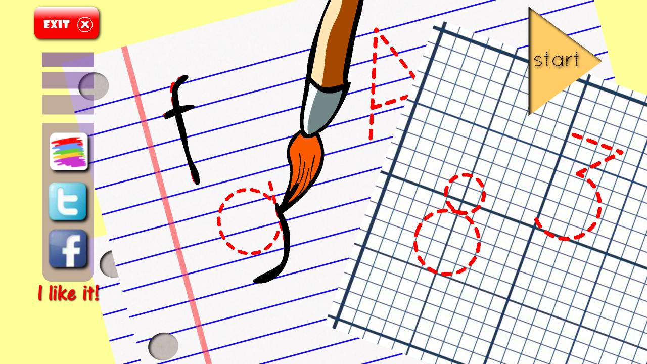 Android application ABC Learning letters toddlers screenshort