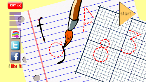 Android application ABC Learning letters toddlers screenshort
