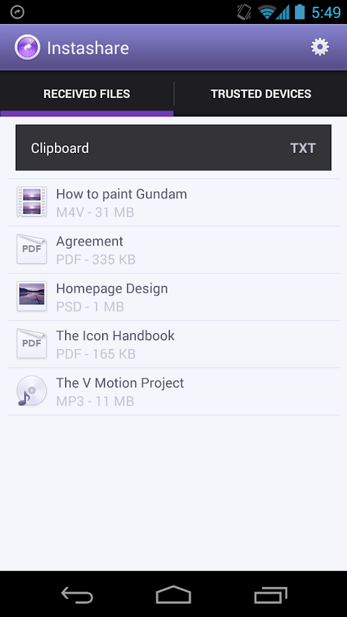   Instashare – Capture d'écran 