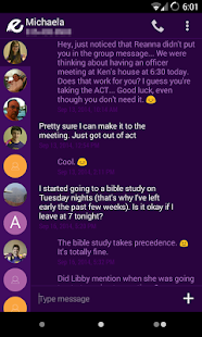 Free Download Minima Purple - for EvolveSMS APK for PC