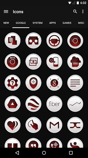 【免費個人化App】Clean Red - Icon Pack-APP點子