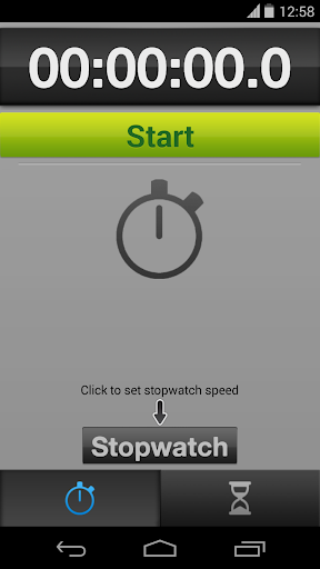 Fake Stopwatch Timer