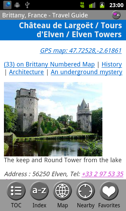 Brittany (Bretagne) - Guide Screen 3