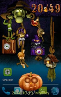 GO Locker: Halloween Theme Screen 2