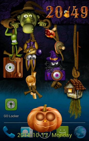GO Locker: Halloween Theme Screen 2