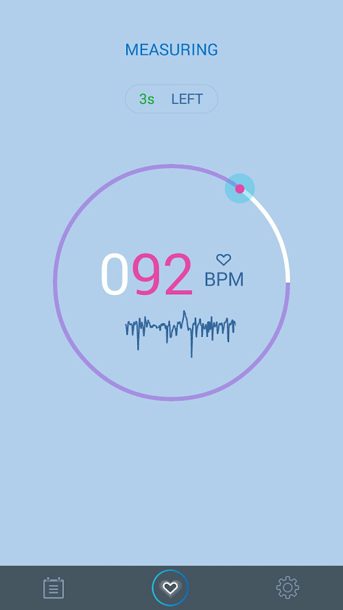 Android application Heart Rate BPM Monitor: Cardio screenshort