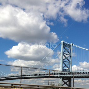 Daytime Bridge by Eileen MacWilliams Kirsch - Buildings & Architecture Bridges & Suspended Structures