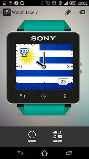 Watchface Uruguay Sony SW2