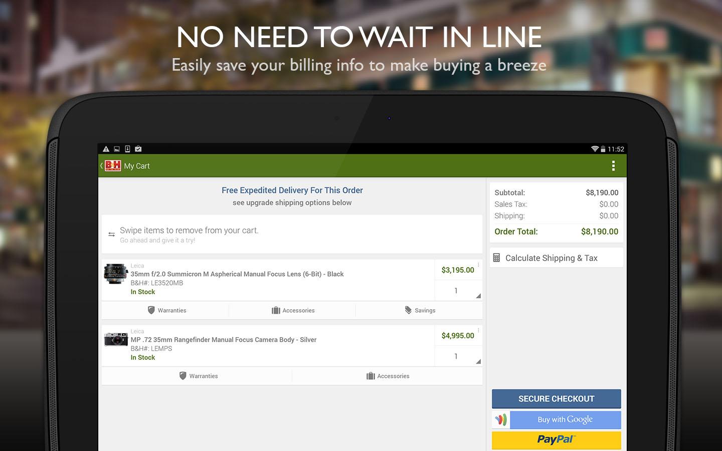 B&H Photo Video Pro Audio screenshot