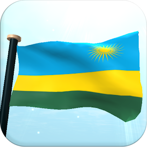 Rwanda Flag 3D Live Wallpaper