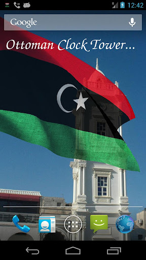 【免費個人化App】3D Libya Flag Live Wallpaper-APP點子