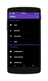 How to download Black MTRL - Purple CM12 Theme 2.2 unlimited apk for bluestacks