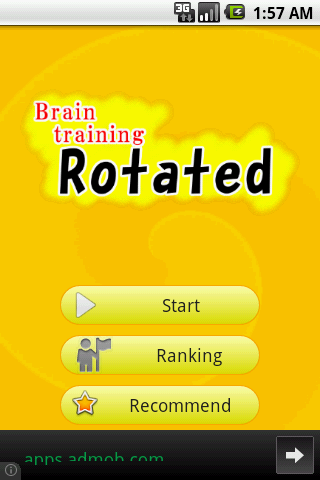 Brain training Rotated