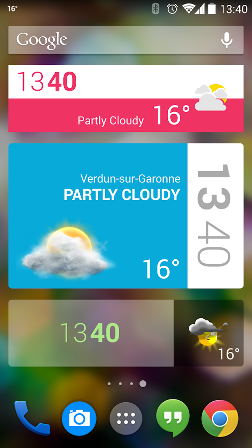    Beautiful Widgets Free- screenshot  