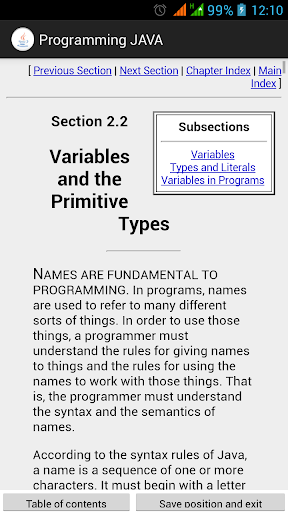 Programming with JAVA - Book