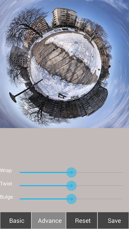 Tiny Planet FX Pro - screenshot