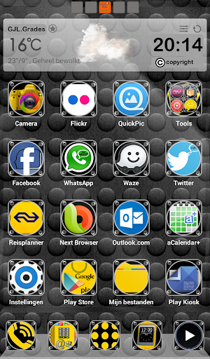 GLE theme Black Round