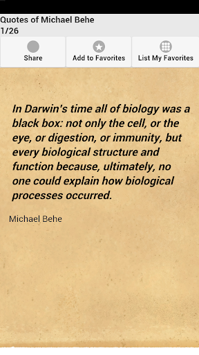 Quotes of Michael Behe