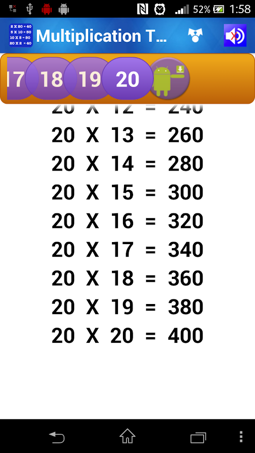 38 multiplication tables 1 20 1 20 multiplication tables mathematics