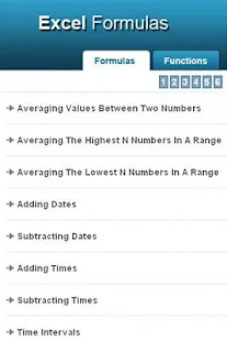 Excel Formulas