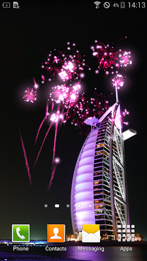 Dubai Fireworks Live Wallpaper