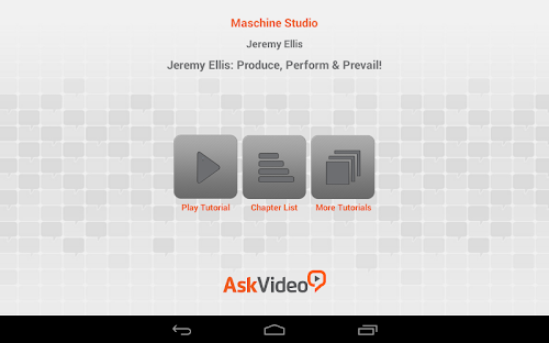 Android application Jeremy Ellis &amp; Maschine Studio screenshort