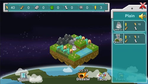 Android application Galaxy Colony screenshort
