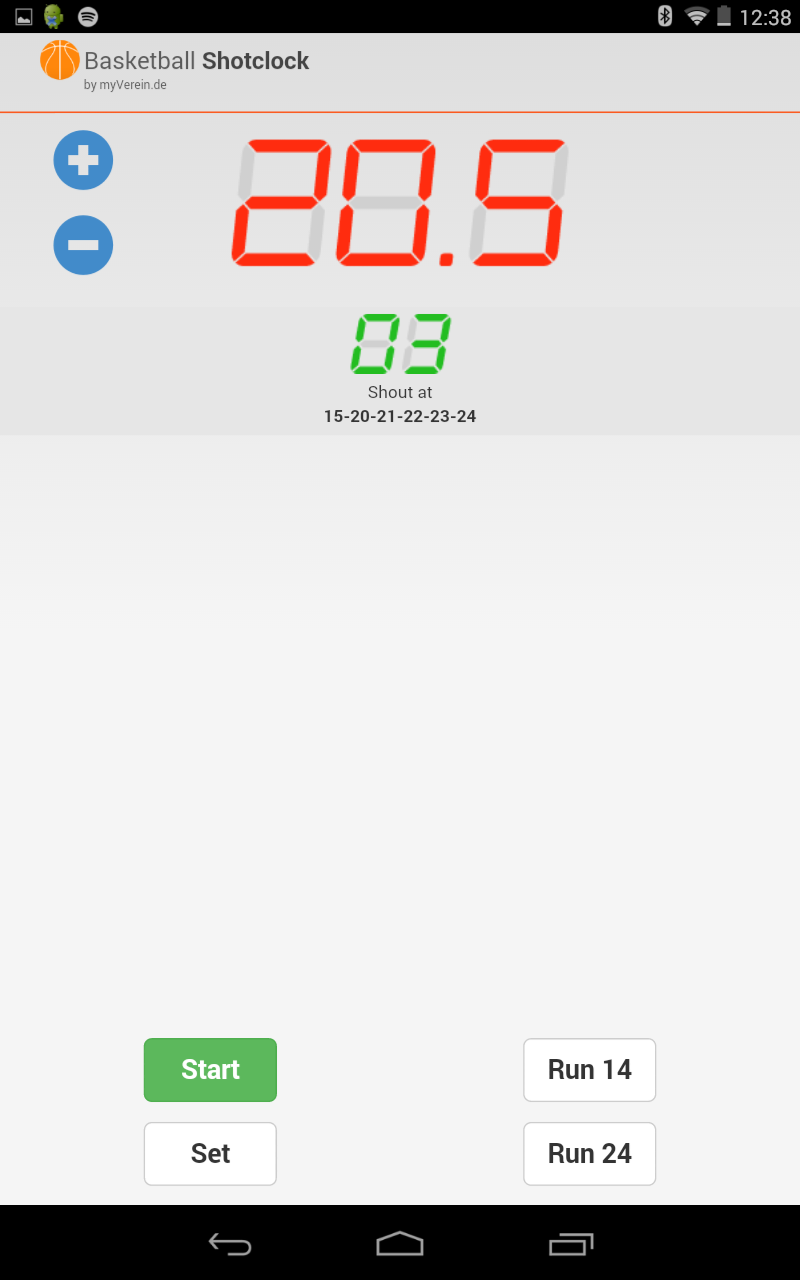 Basketball Shot Clock Screen 3
