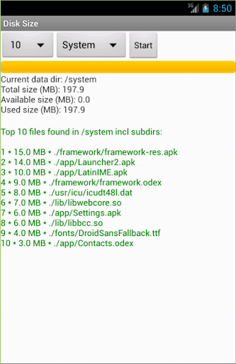 Disk Size