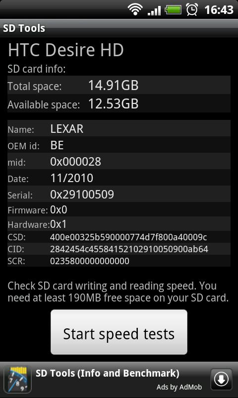 Symbols on micro sd card