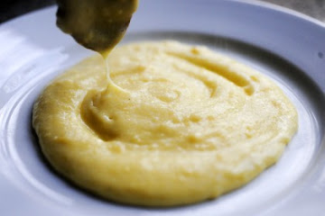 Creamy Goat Cheese Polenta