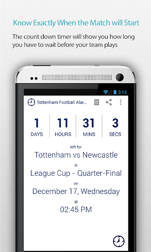 Tottenham Football Alarm Pro