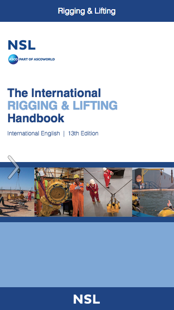 Android application Rigging and Lifting screenshort