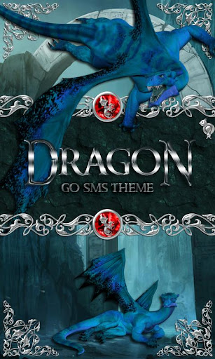 Blue Dragon Fantasy Theme SMS
