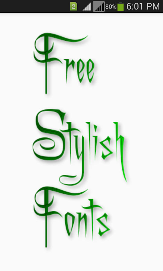 Stylish Fonts AndroidApps auf Google Play