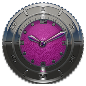 Clock Widget Pink Elephant