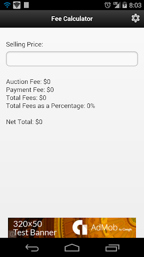 Online Auction Fee Calculator