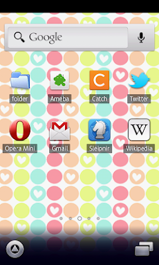 ミルキーカラーのハート柄壁紙 かわいいスマホ待受壁紙 Androidアプリ Applion