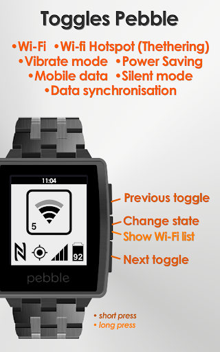 Toggles for Pebble