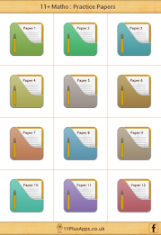 11+ Maths Practice Papers poster 16