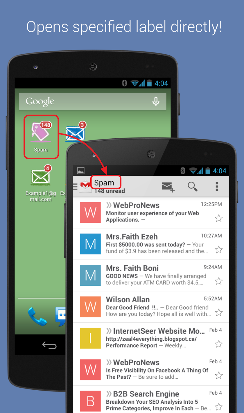 Unread Badge (for Gmail) Screen 2