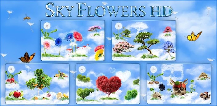 free download android full pro mediafire qvga tablet armv6 apps Sky Flowers HD APK v1.2 themes games application