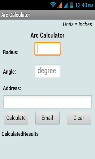 Arc Calculator